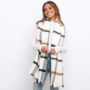 Boutique Striped OVERSIZED Scarf NWTGS